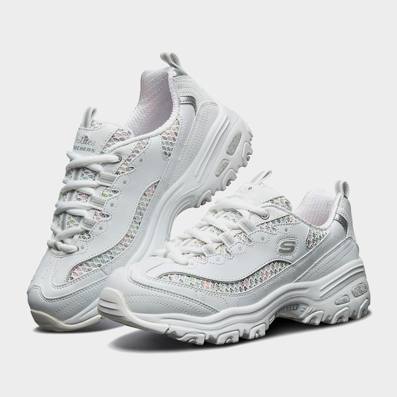 Skechers/Scage Panda Shoes, White Daddy Shoes, 13144