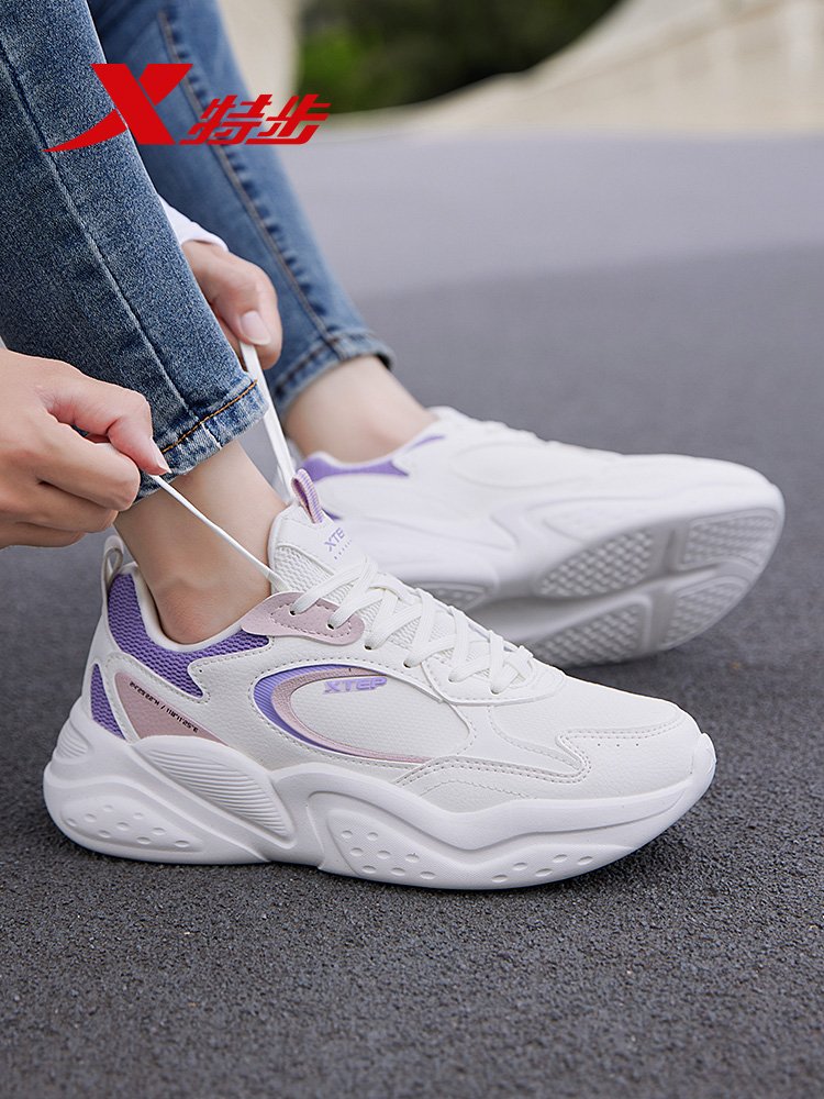 2024 new waterproof leather sneakers for high school girls