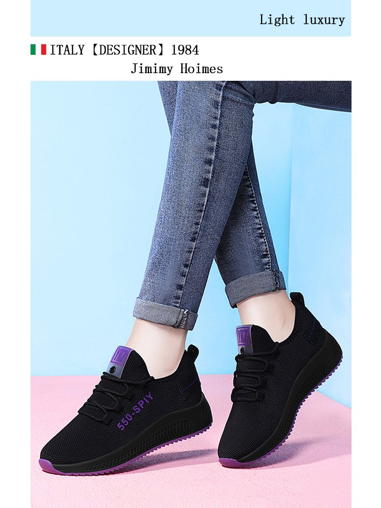 Mid-aged mother's shoe girl's new spring and autumn 2024 light-soft and skating-proof sports shoes