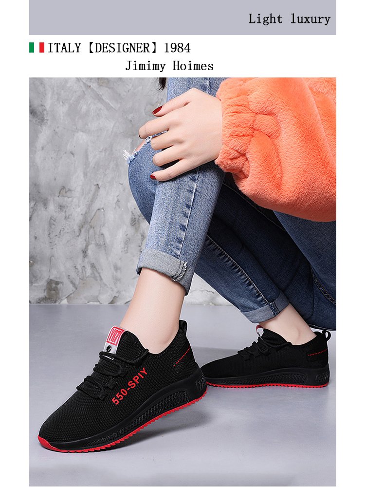 Mid-aged mother's shoe girl's new spring and autumn 2024 light-soft and skating-proof sports shoes