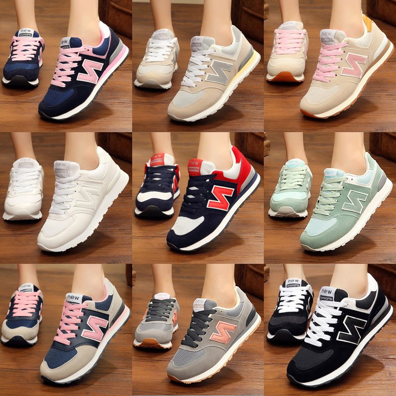 2024 new sneakers, summer Korean couple, running a hundred flat-shoes on the air net