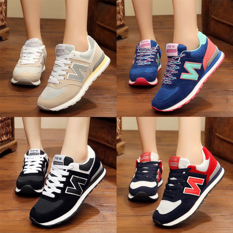 2024 new sneakers, summer Korean couple, running a hundred flat-shoes on the air net