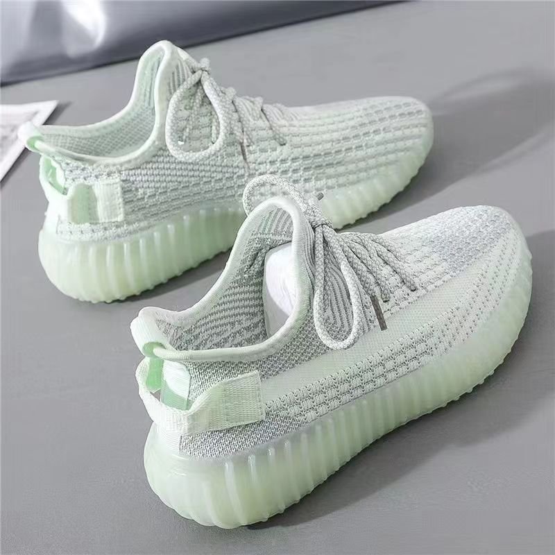 Coconut shoe girl, 2024 new soft bottom light old man's sneakers, air-receiving mesh shoes