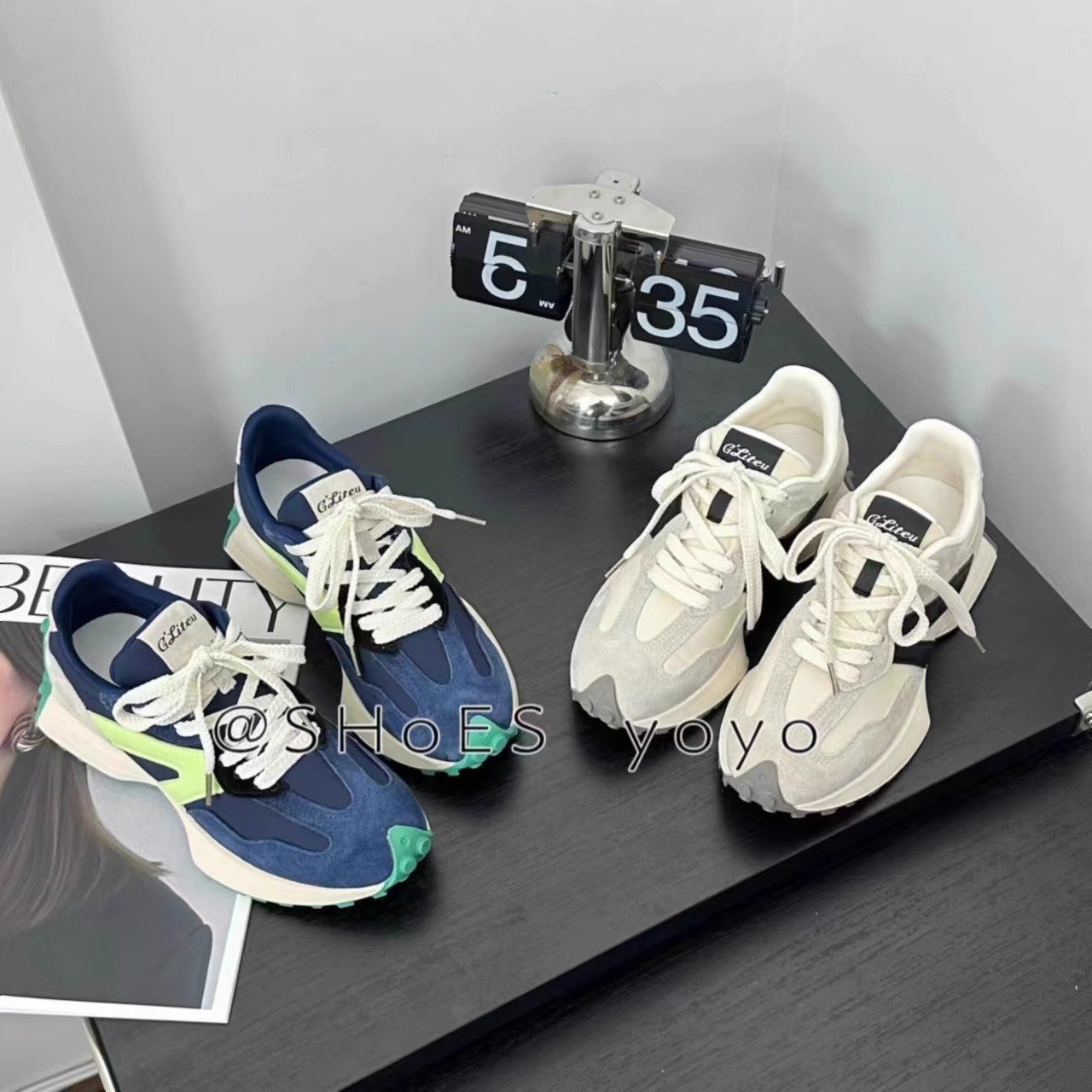 Little walnut walnut, 2024 new tumbler girl sneakers, old man shoes, old man shoes