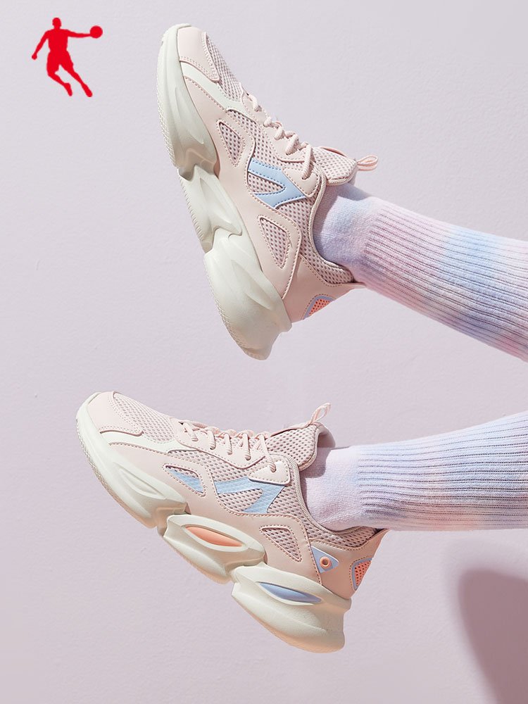 Jordan sneakers, 2024 summer girls' sneakers, air-freight nets, soft-butt shoes, super light running shoes