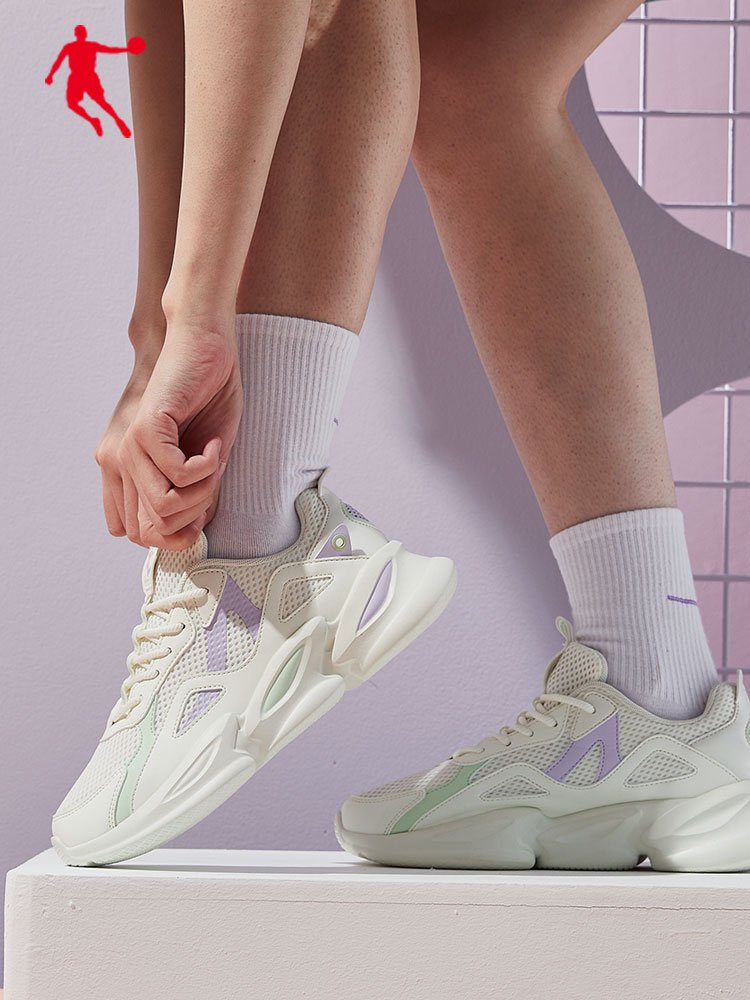 Jordan sneakers, 2024 summer girls' sneakers, air-freight nets, soft-butt shoes, super light running shoes