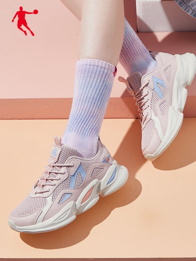 Jordan sneakers, 2024 summer girls' sneakers, air-freight nets, soft-butt shoes, super light running shoes