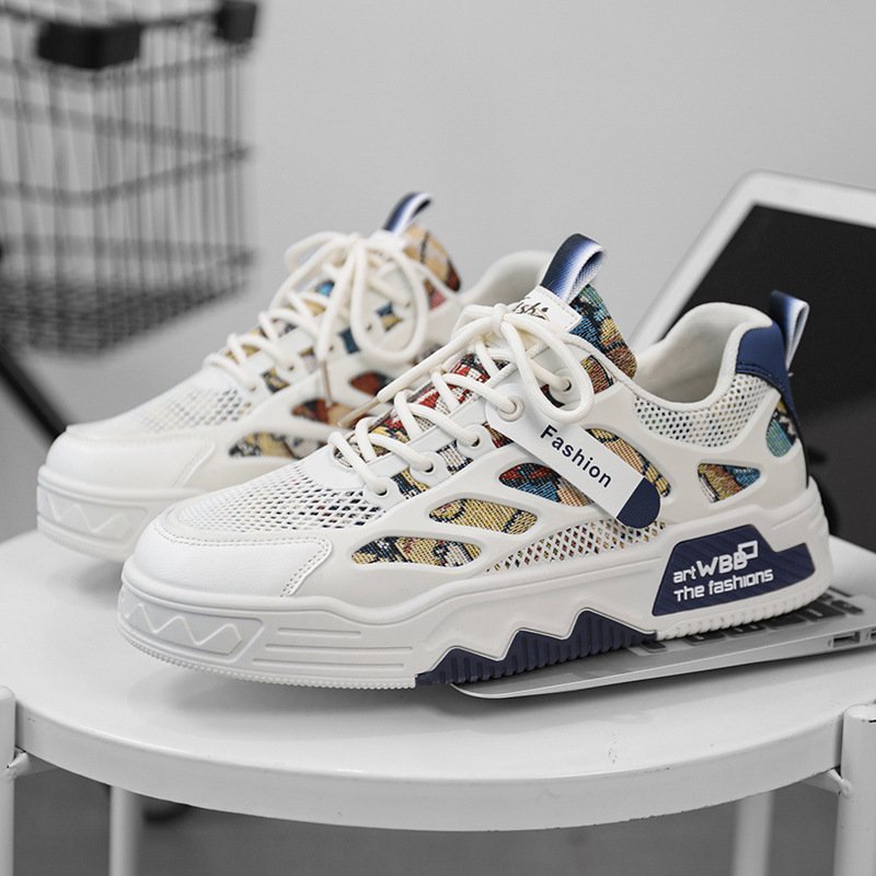 2024 men's shoes and 2024 men's shoes for the summer air-retarding net, and the men's shoes for the whites and the whites