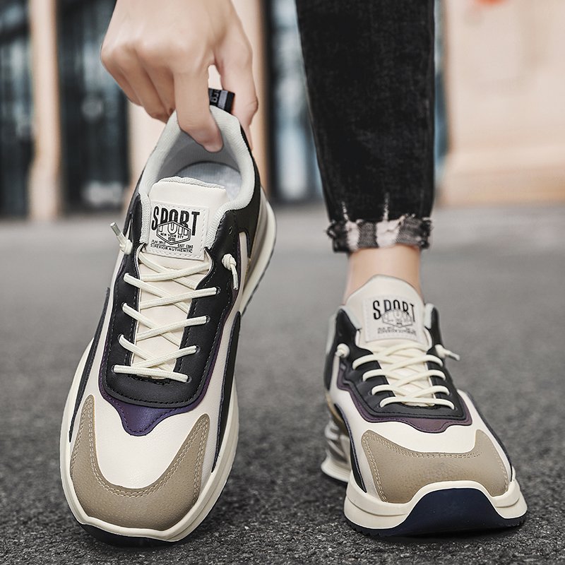Men's shoes, 2024 spring, fresh-fashion students, high-soft, soft-down skiing, sports shoes