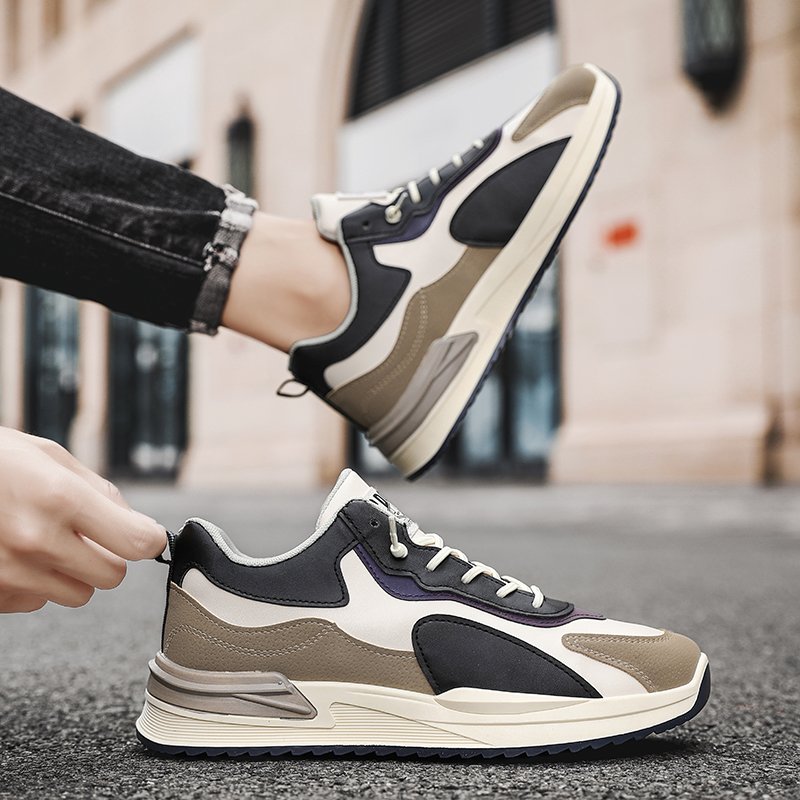 Men's shoes, 2024 spring, fresh-fashion students, high-soft, soft-down skiing, sports shoes