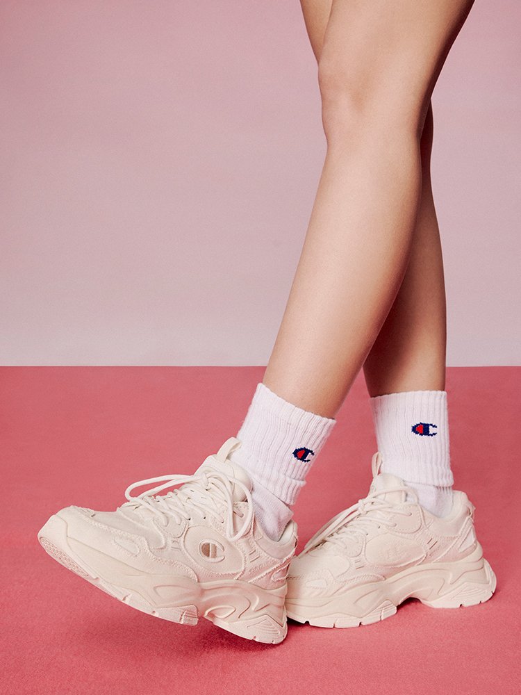 Champion champion old man shoe girl, 2024 Autumn new sports shoe boy, high-story, high-fashion, slobber shoes