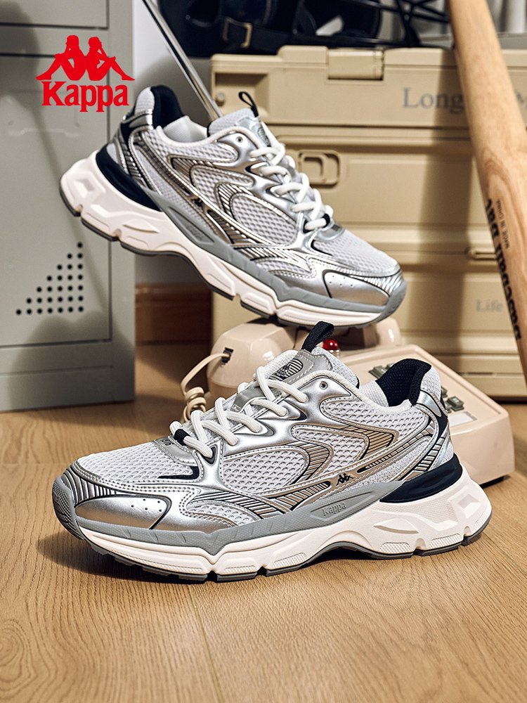 Kappa's sneakers, 2024, new pop-ups up the bottom, old man's shoes running