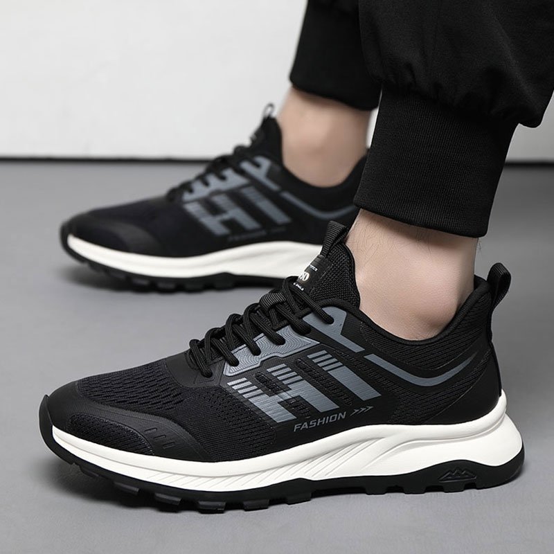 Rodmond male shoes, 2024 new white shoes, mesh shoes, air-freighted sneakers, outdoor old man shoes