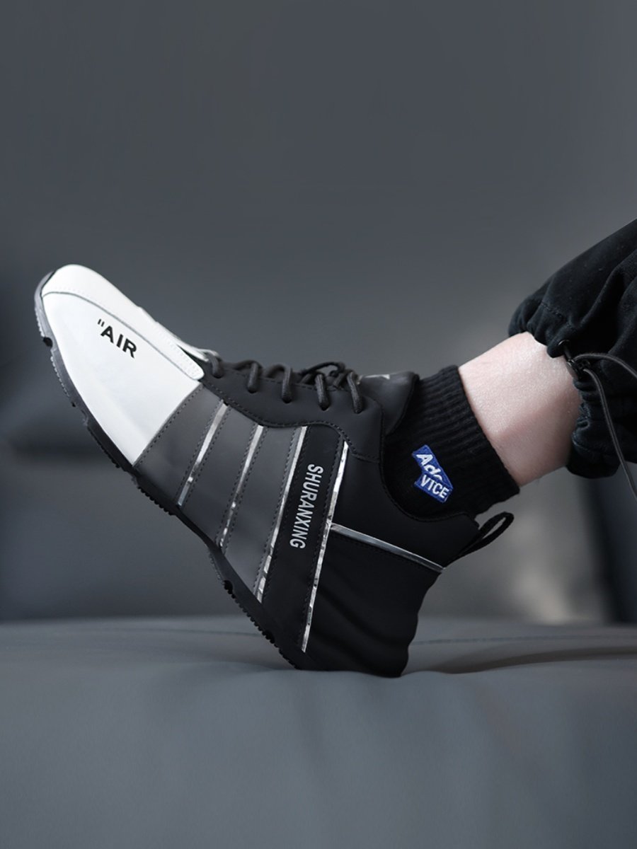 Egalo Head Cowskin Recreational Racer Shoes, 2024 new spring and autumn men's shoes, old father's shoes