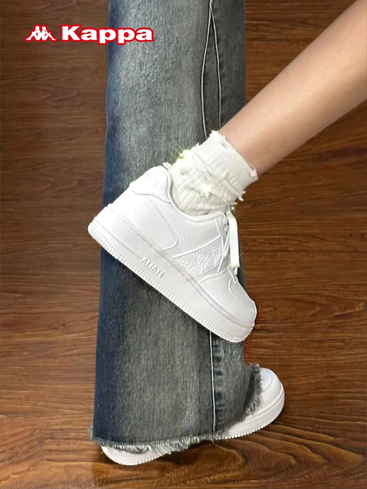 Kappa girl's shoes, 2024, new retrospects, white shoes, red shoes