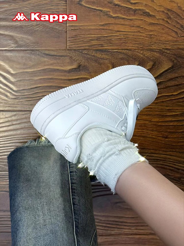 Kappa girl's shoes, 2024, new retrospects, white shoes, red shoes