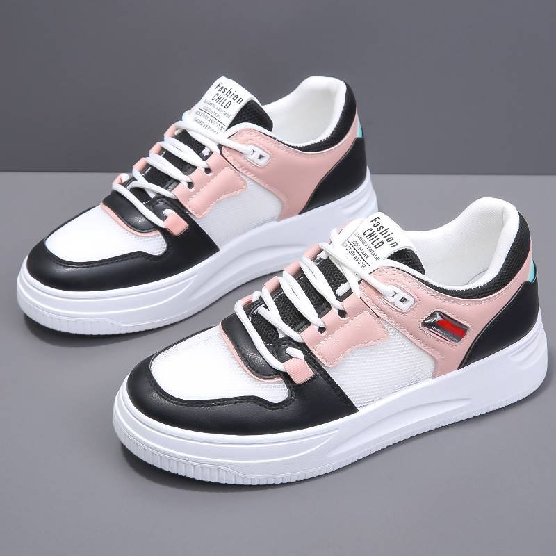 Little white shoe girl, 2024 new spring break, big child leisure sports girl, high school girl with a hundred spring and autumn shoes