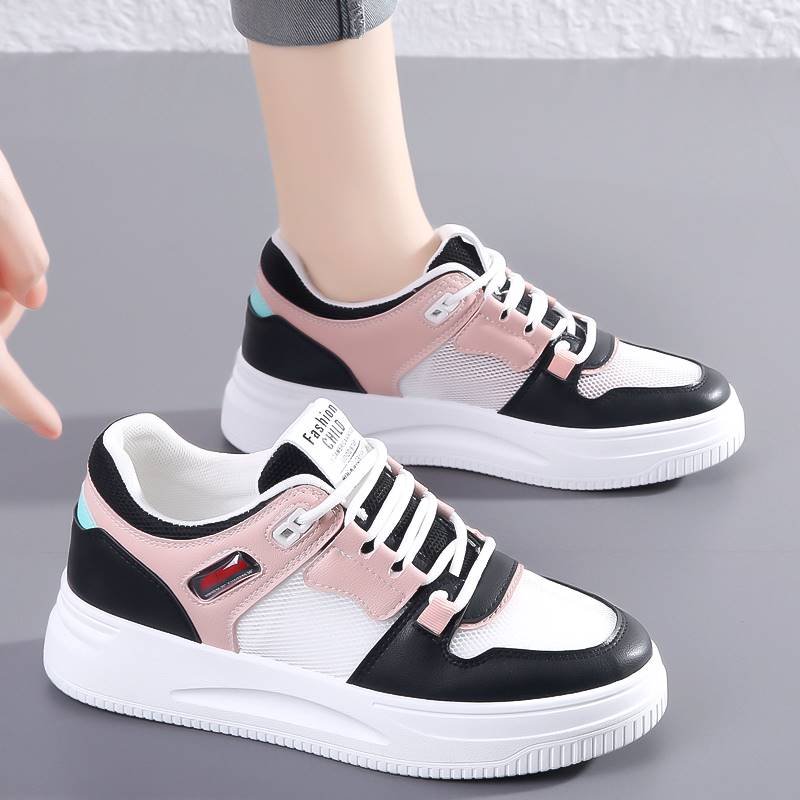Little white shoe girl, 2024 new spring break, big child leisure sports girl, high school girl with a hundred spring and autumn shoes
