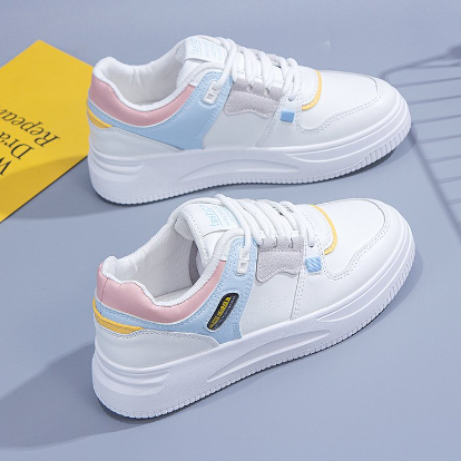 Little white shoe girl, 2024 new spring break, big child leisure sports girl, high school girl with a hundred spring and autumn shoes