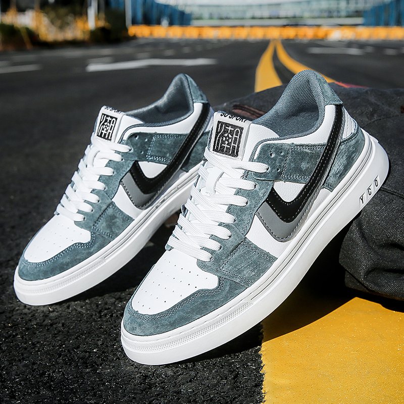 2024 Spring New Korean Twisty Male Shoes Men and Boys & Young Students Scratch Net Sports Recreational Shoes