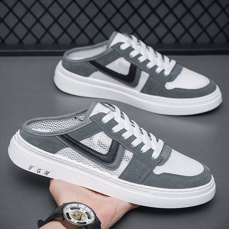 2024 Spring New Korean Twisty Male Shoes Men and Boys & Young Students Scratch Net Sports Recreational Shoes