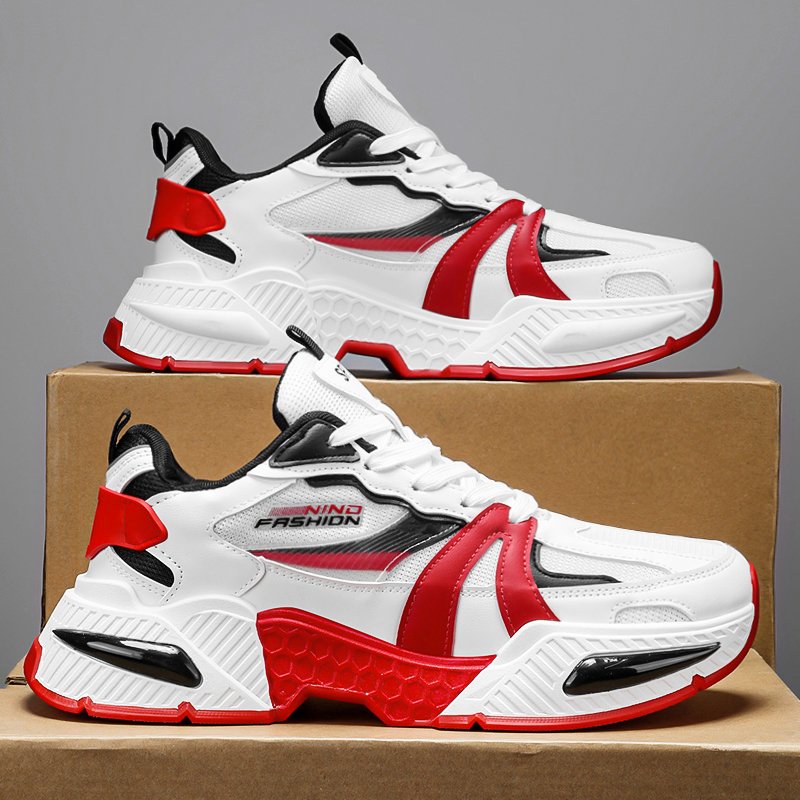 The new 2024 Angry Man's 2024 Summer Net, with white running sneakers on top of the top, and a hundred leisure dad's shoes