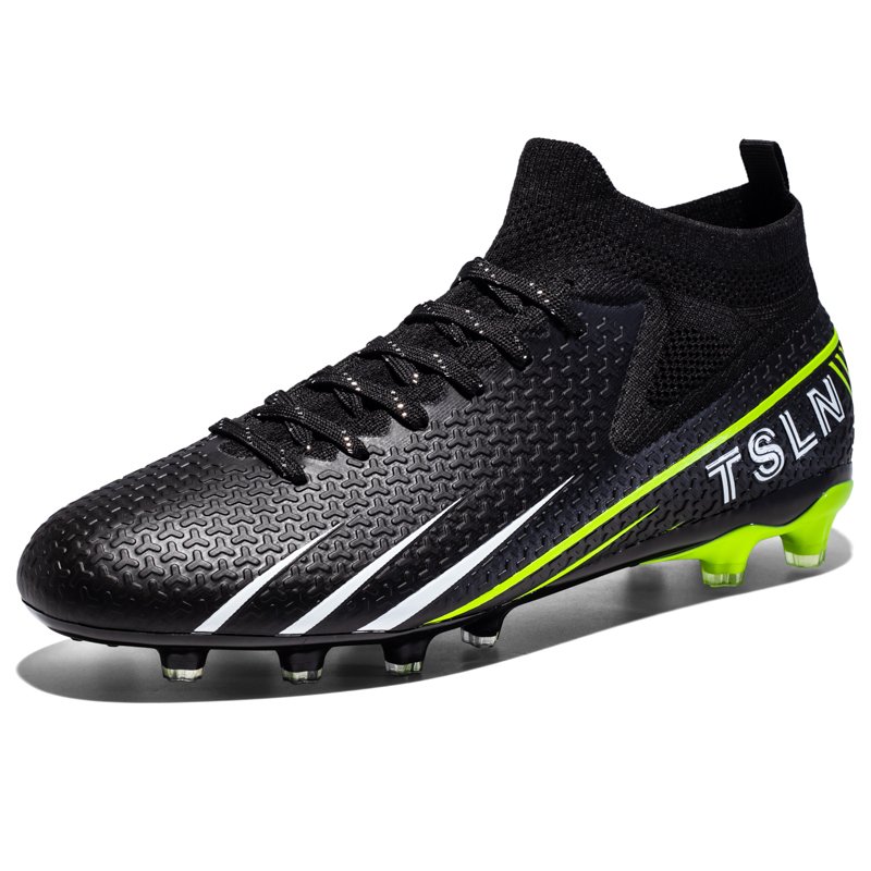Men's Professional Top-Grade Soccer Shoes High Top Football Boots Non-Slip Cleats EVA Insole Outdoor Training Spring Autumn Turf