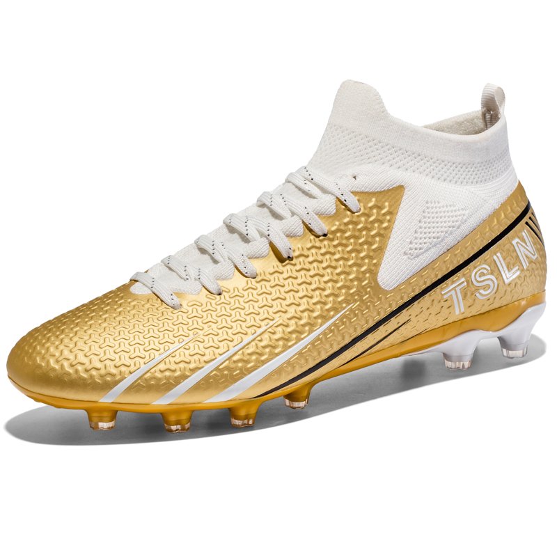 Men's Professional Top-Grade Soccer Shoes High Top Football Boots Non-Slip Cleats EVA Insole Outdoor Training Spring Autumn Turf