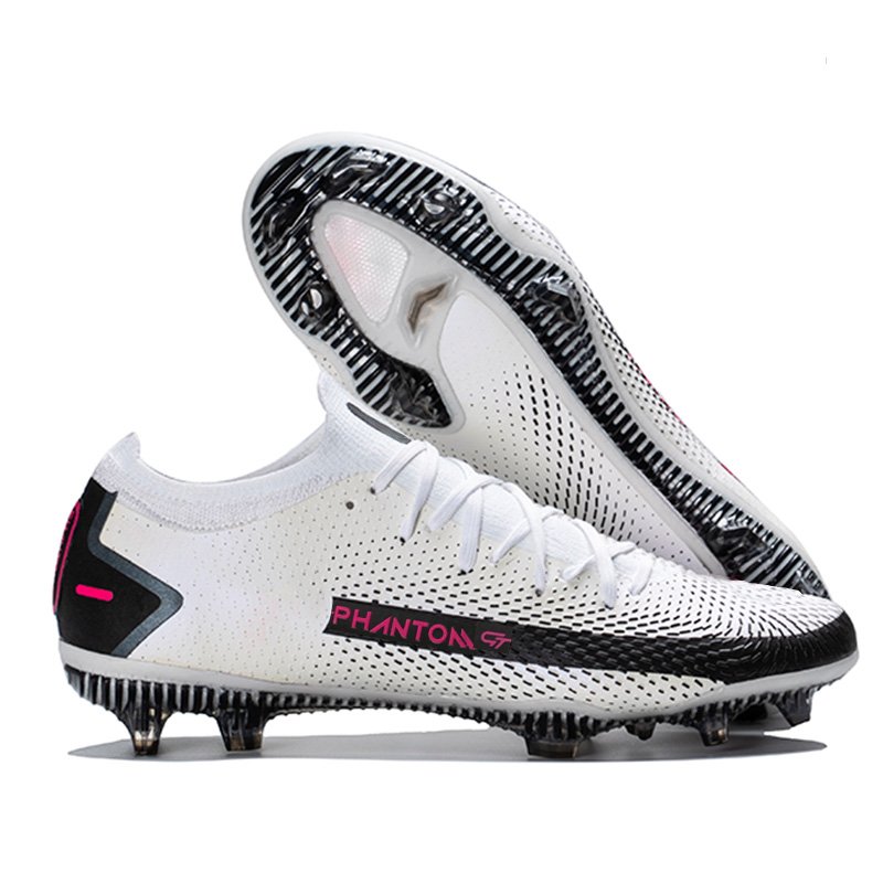 Wholesale athletic drop shipping FG spikes low ankle outdoor training soccer shoes phamtom fast deliver quality football boots