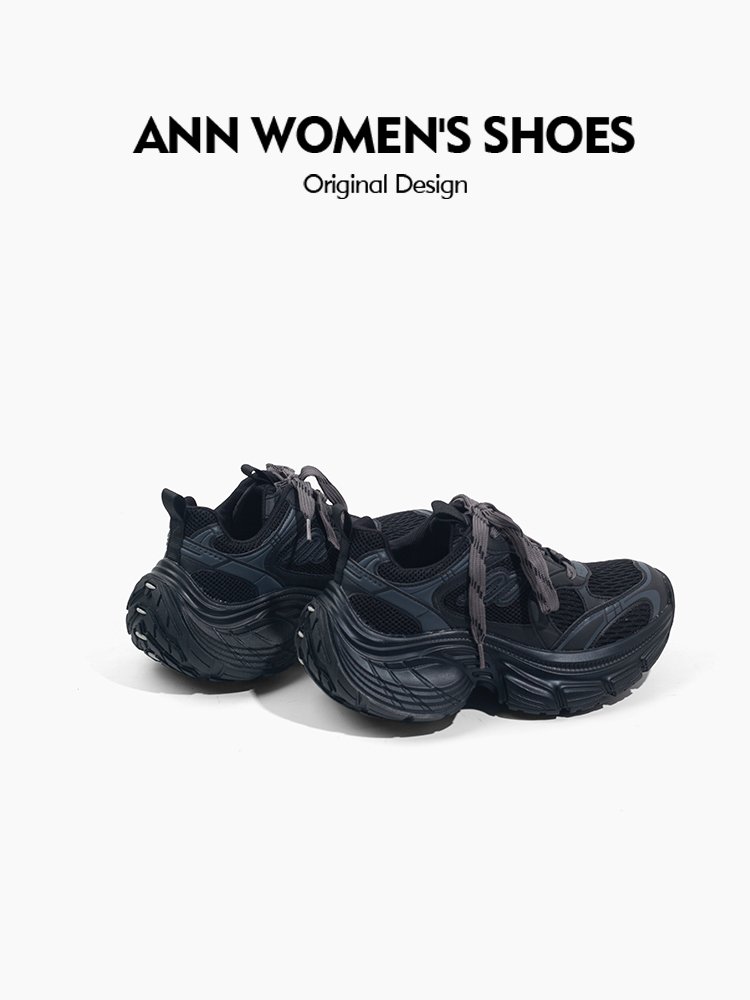 Half price limit! An-Am Shoes 2024 New Dad's Shoes Heaves Sports Recreational Ventilation Tyre Running Shoes