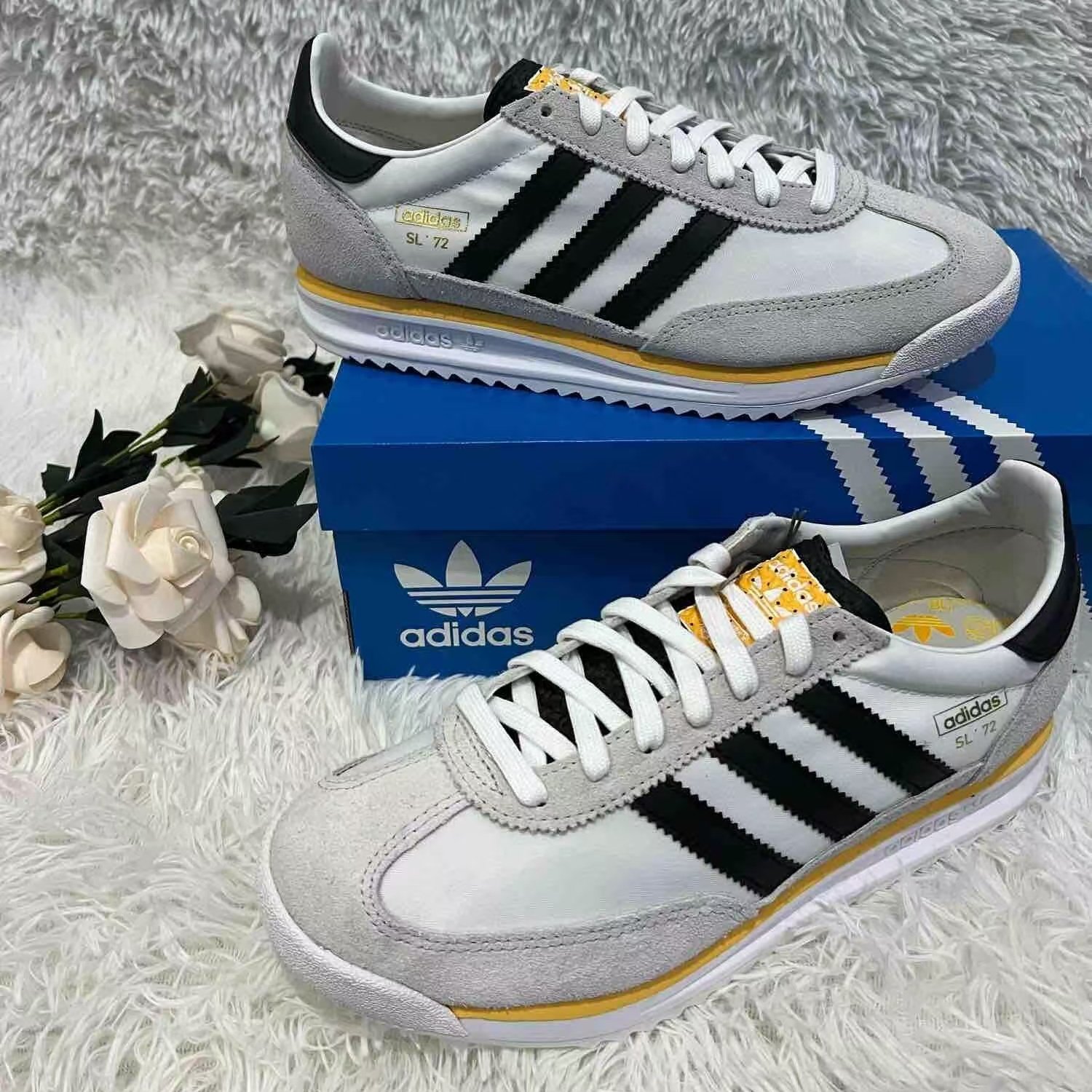Adidas Originals SL72 Ash and black sports men and women, IH4823