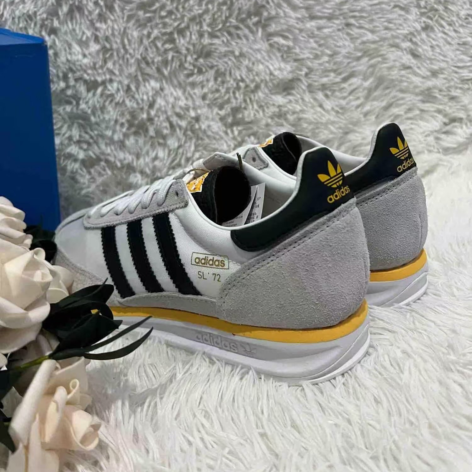 Adidas Originals SL72 Ash and black sports men and women, IH4823