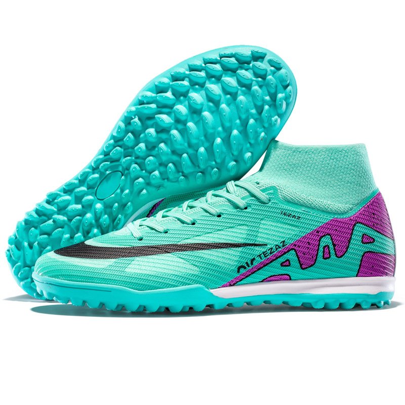 Customized high-top men's football boots turf FG men's anti-skid football shoes Soccer Shoes
