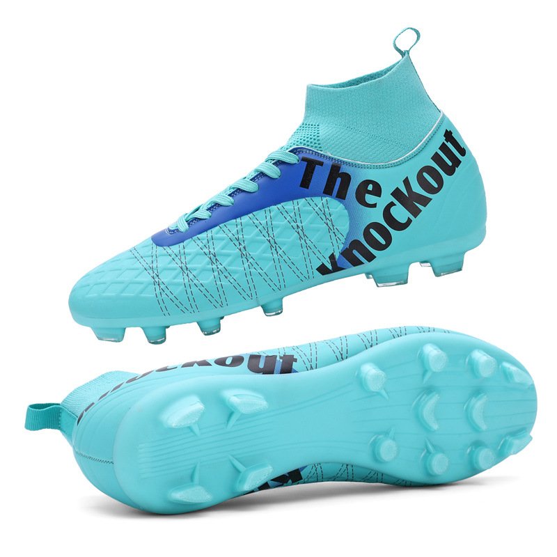 High Quality customized Training high-top Spikes Outdoor Football Boots turf FG men Soccer Shoes