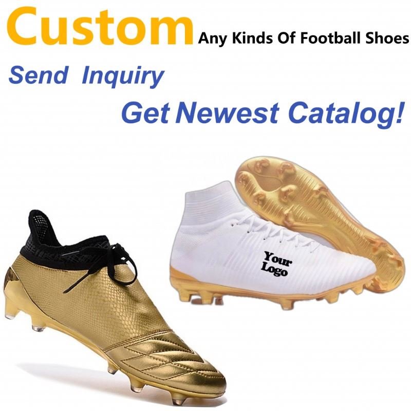 High Quality Men's Soccer Shoes for Outdoor Training Customizable SG Football Boots with Synthetic Upper Material All Seasons