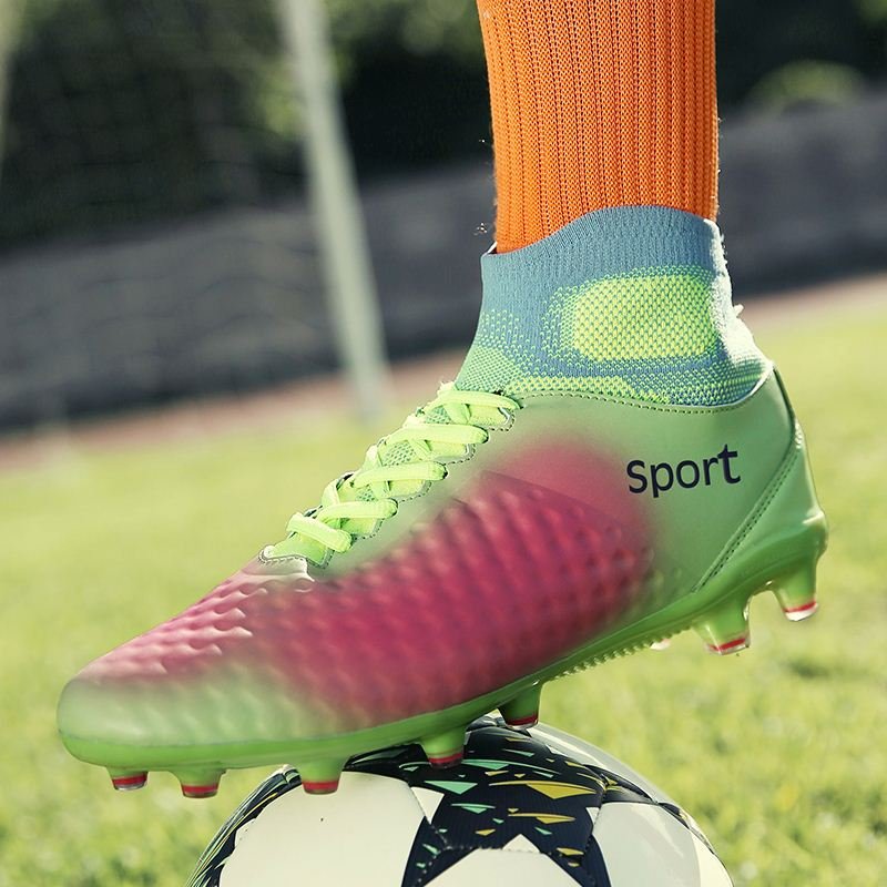 Food Football Turf Mens Soccer Shoes Manufacturers Soccer Mens Spike Shoes Made In China Sole Fasion Rivet Sneakers
