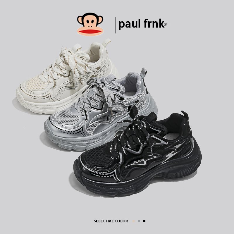 Big-mouthed old man's 2024 new Autumn Shoes plus white-shoe girls' spring and autumn sports shoes
