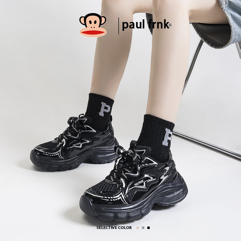 Big-mouthed old man's 2024 new Autumn Shoes plus white-shoe girls' spring and autumn sports shoes
