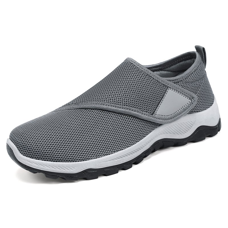 It's the size of the old man's shoes in his shoes