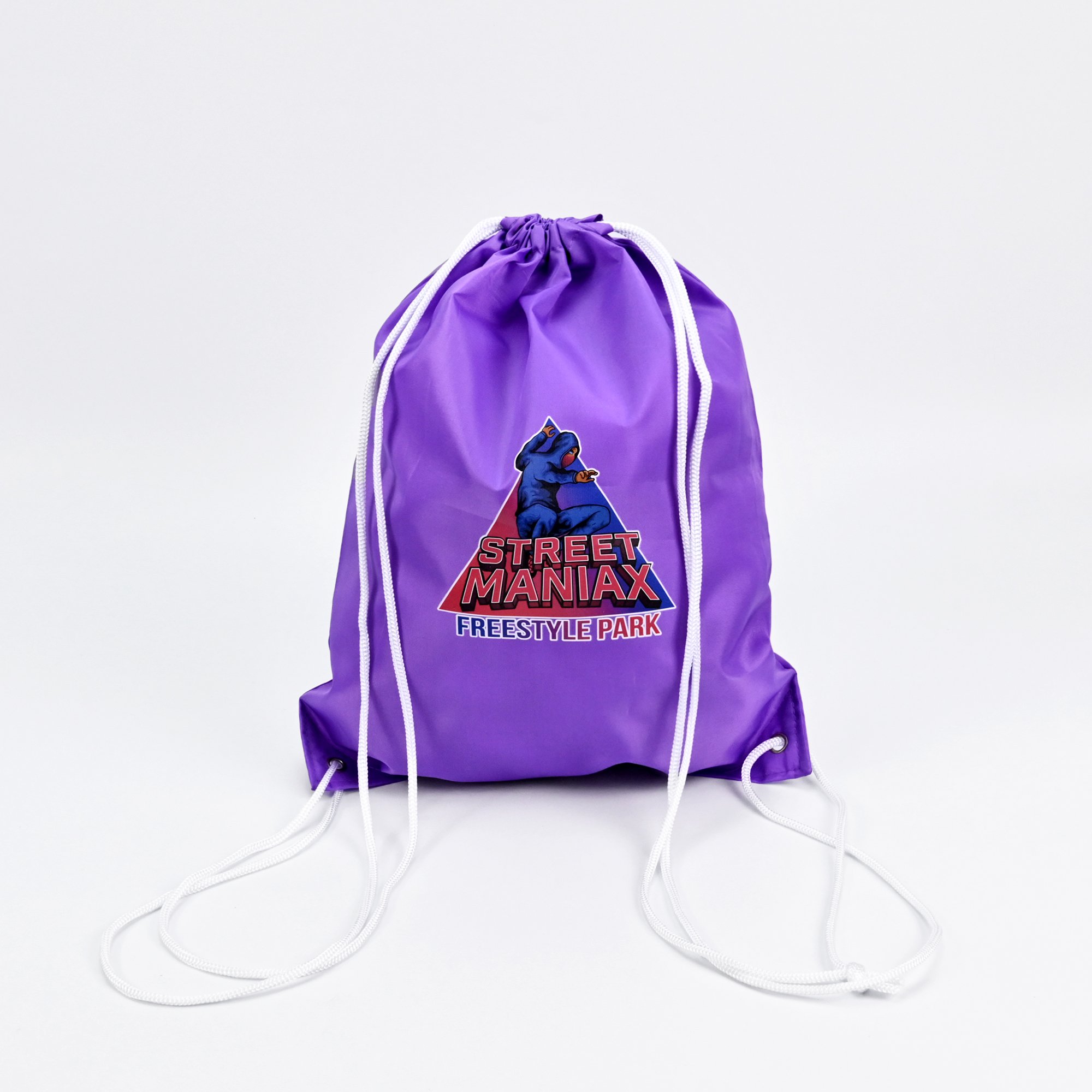 Custom Logo Multicolor Drawstring Backpack Bags Cheap Reusable Waterproof Nylon Drawstring Soccer Shoe Bag