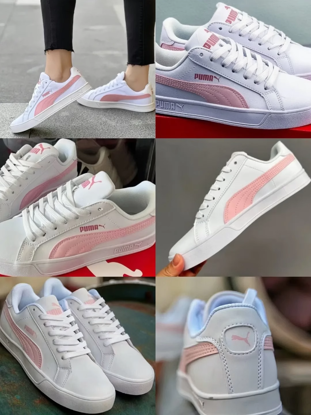 PUMA HORSE GIRLS' SHOES SMASH V2 BLACK & WHITE SHOE-SKIN-FACE-FACE-FACE-FACE-FACE-FACE-SHOES