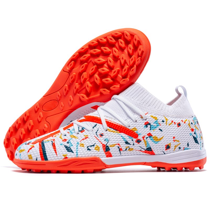 Wholesale New Cross-Border Indoor Football Shoes Men Long Nails Broken Nails Cleats TF Style Winter Sport Summer Spring