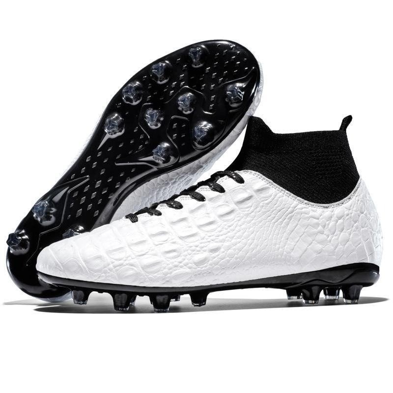 2025 High Quality Football Boots White Soccer Boots Customized Crocodile Leather Men's Football Shoes soccer Shoes