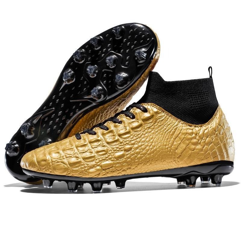 2025 High Quality Football Boots White Soccer Boots Customized Crocodile Leather Men's Football Shoes soccer Shoes