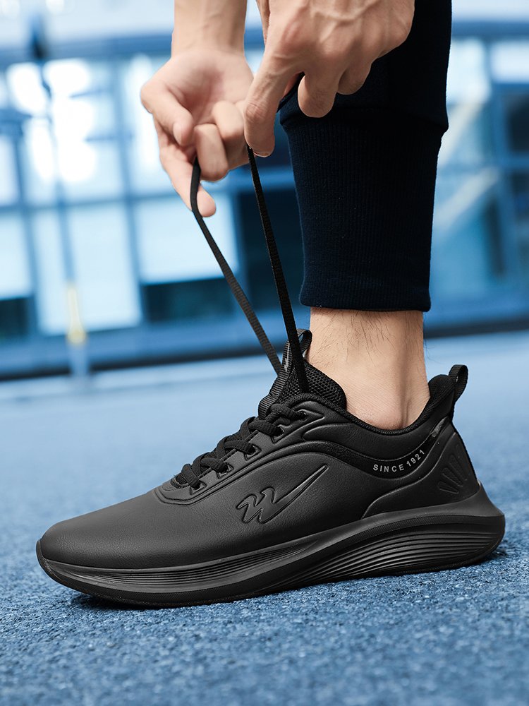 Two Stars, male sneakers, 2024 new Autumn Leather, soft-soft, recreational shoes, tremors