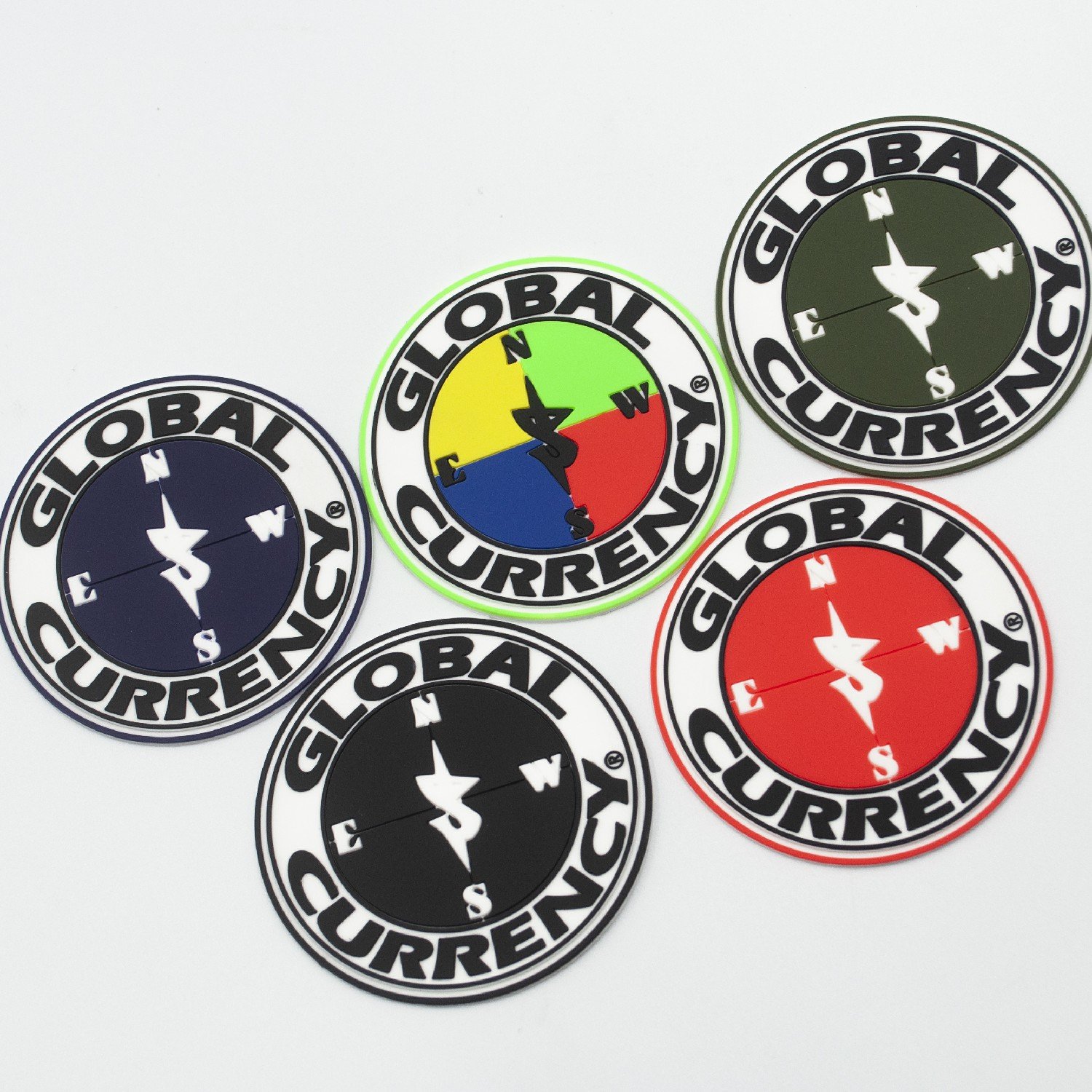 Custom Soft PVC Patch Design 3D Round Shape Soft Rubber PVC Patches for kids adult Hats