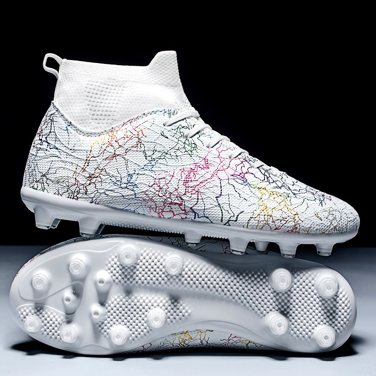 Custom Logo Men Women's & Kids' Soccer Cleats for All Seasons Indoor Football Boots Rubber Insole Spring Summer Autumn Winter