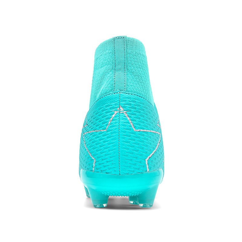 Custom Men's High Ankle Football Boots Comfortable Outdoor Training Soccer Cleats with PU Insole for Futsal for Summer Winter