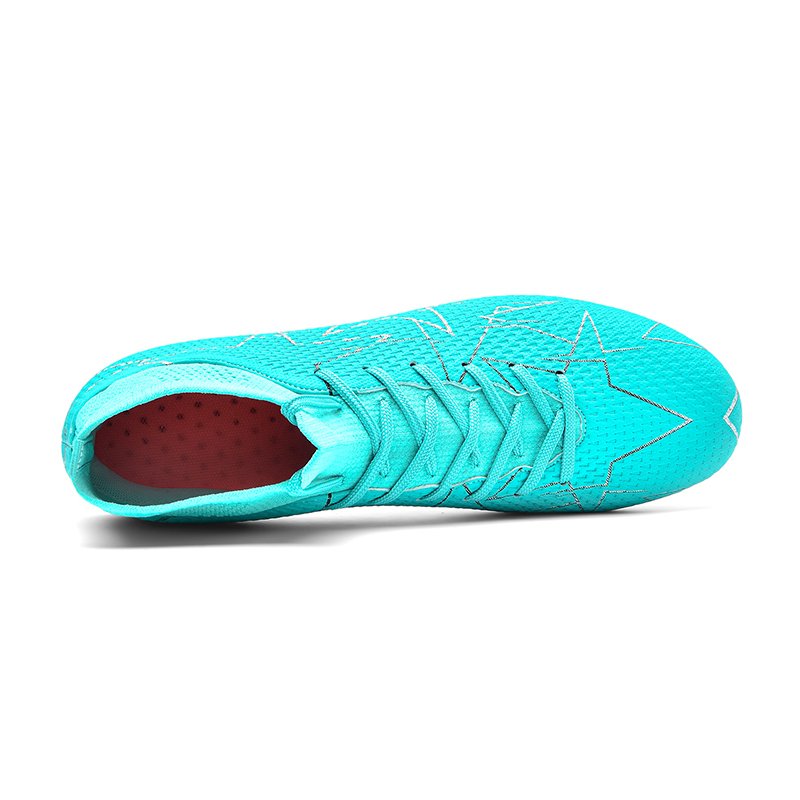 Custom Men's High Ankle Football Boots Comfortable Outdoor Training Soccer Cleats with PU Insole for Futsal for Summer Winter