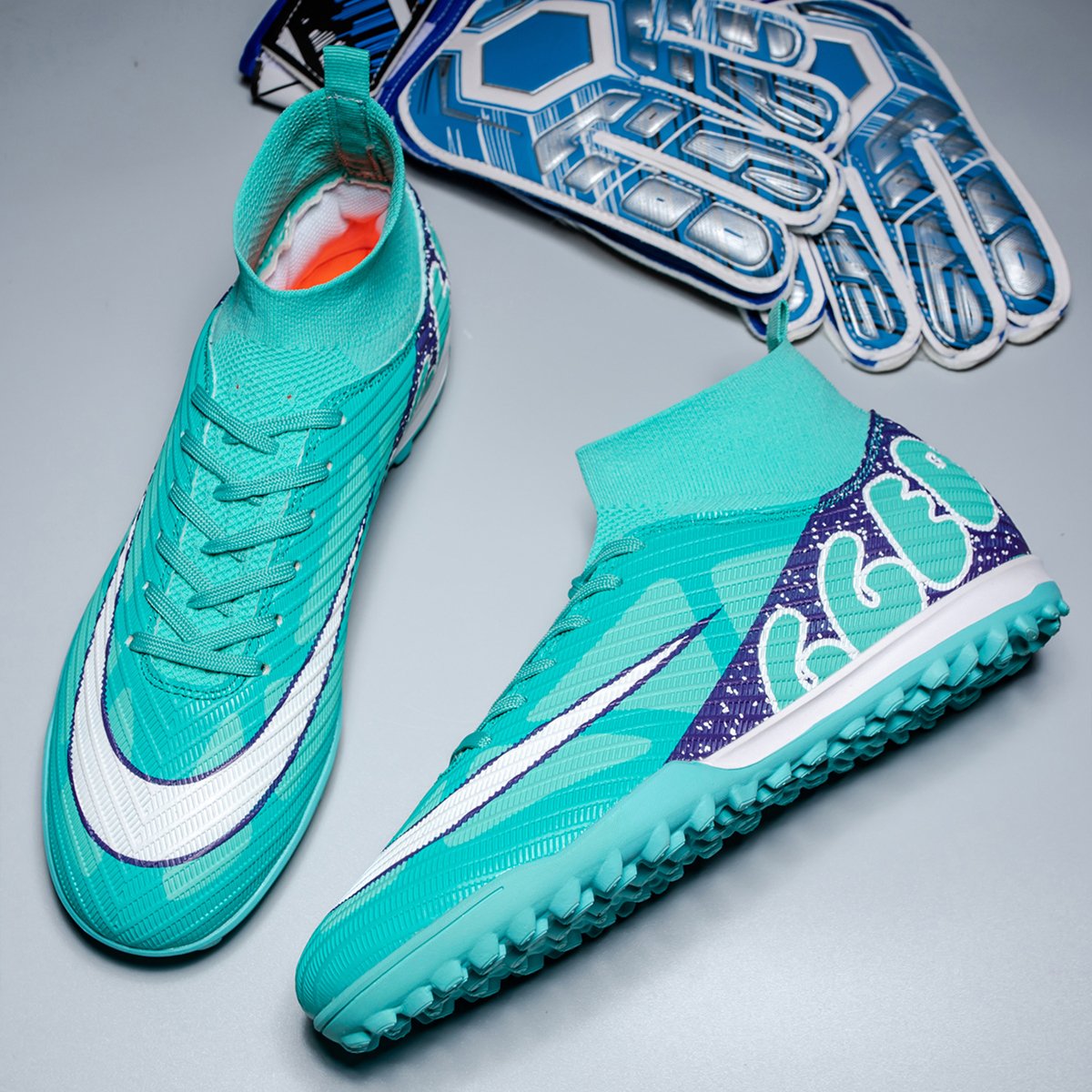 High quality factory customized hot selling long nail broken nail anti slip football shoes customized football shoes popular